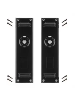 Bakeliet deurknop schild (groot) ART DECO 1920