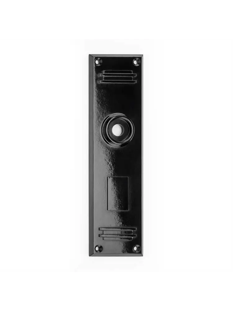 Bakeliet deurknop schild (groot 2 stuks) ART DECO 1920