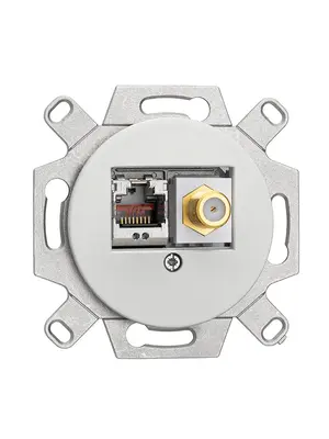 1 x RJ45 Data / Satelliet wandcontactdoos 1920