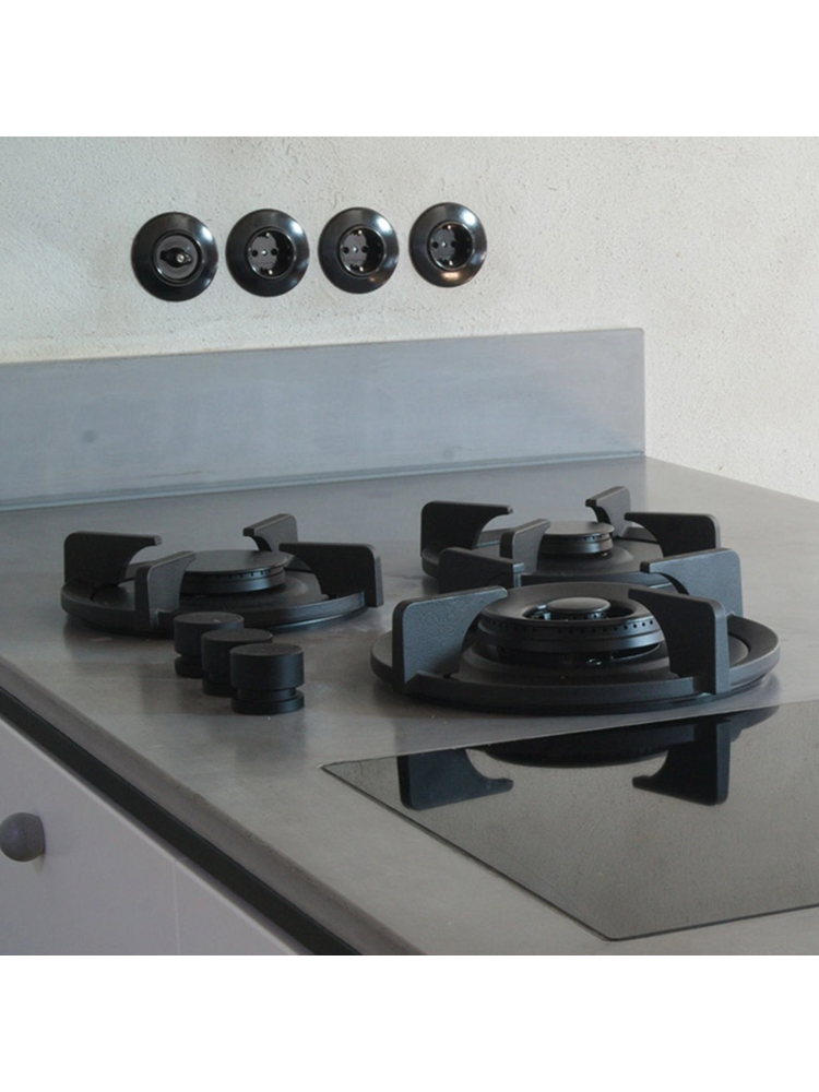 Bakeliet stopcontact inbouw - THPG stopcontact - Retro stopcontact