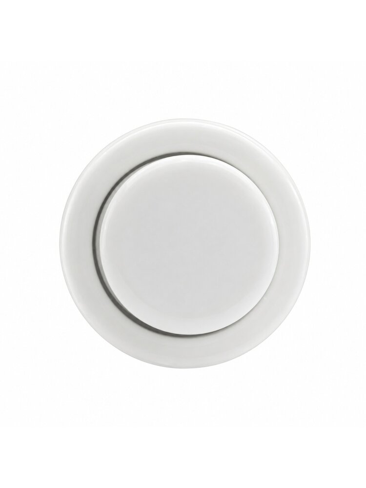 Porseleinen Dimmerknop Inbouw – Crème Wit – 1920-serie