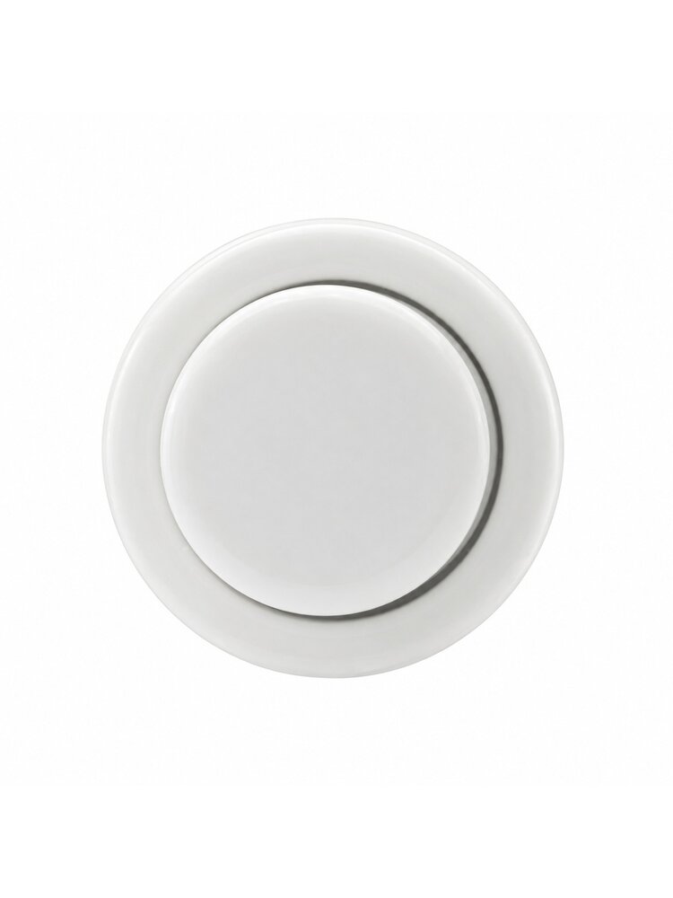 Porseleinen Dimmerknop Inbouw – Crème Wit – 1920-serie