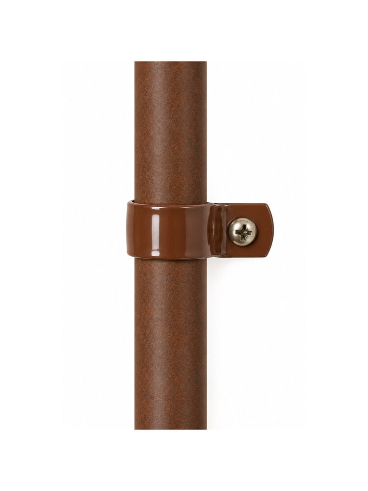 Zadel Staal 20 mm – Opbouw – Bruin
