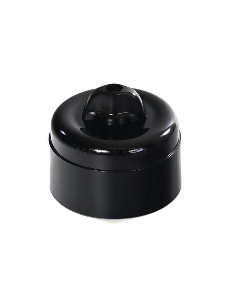 Bakeliet Kruisschakelaar Opbouw – Zwart – Jaren ’30–’50