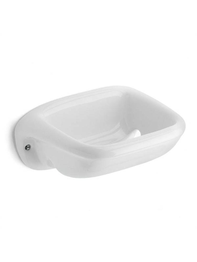 Porselein WC rolhouder gebroken wit – jaren ’20–’40-stijl