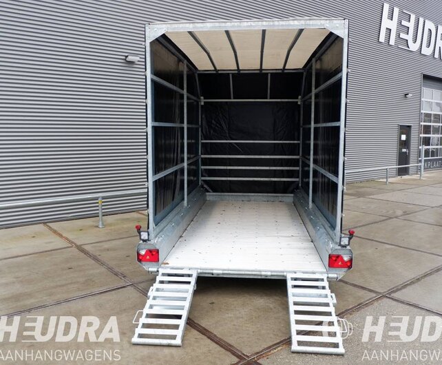 Hulco Terrax-3 3500kg 394x180cm machine-transporter met klep 100cm
