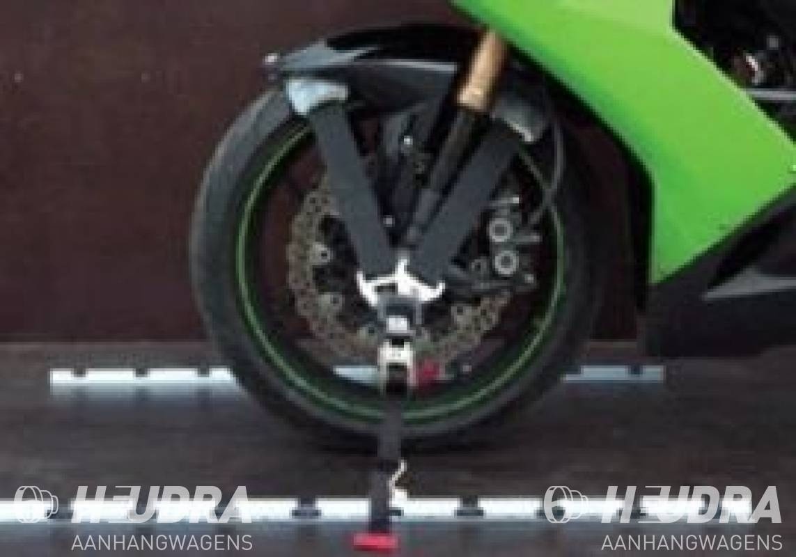 Speciale Heudra motorfiets rail