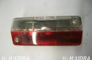 Markeringslamp achter rood/wit