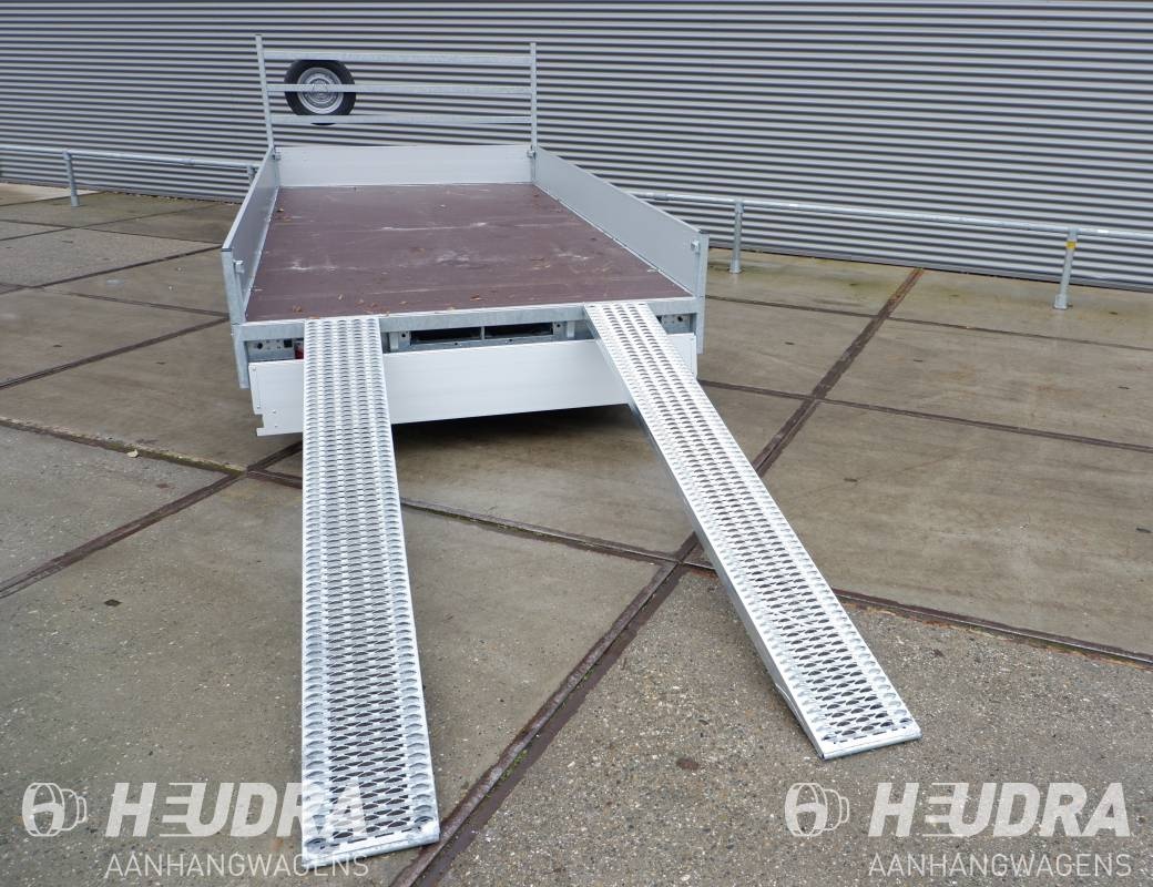Aluminium oprijplaten voor Hulco Medax plateauwagen
