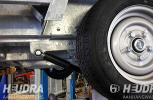 Schokdemperset voor Humbaur auto/multi/motor -transporter tandemas