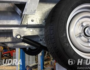 Schokdemperset voor Humbaur auto/multi/motor -transporter tandemas