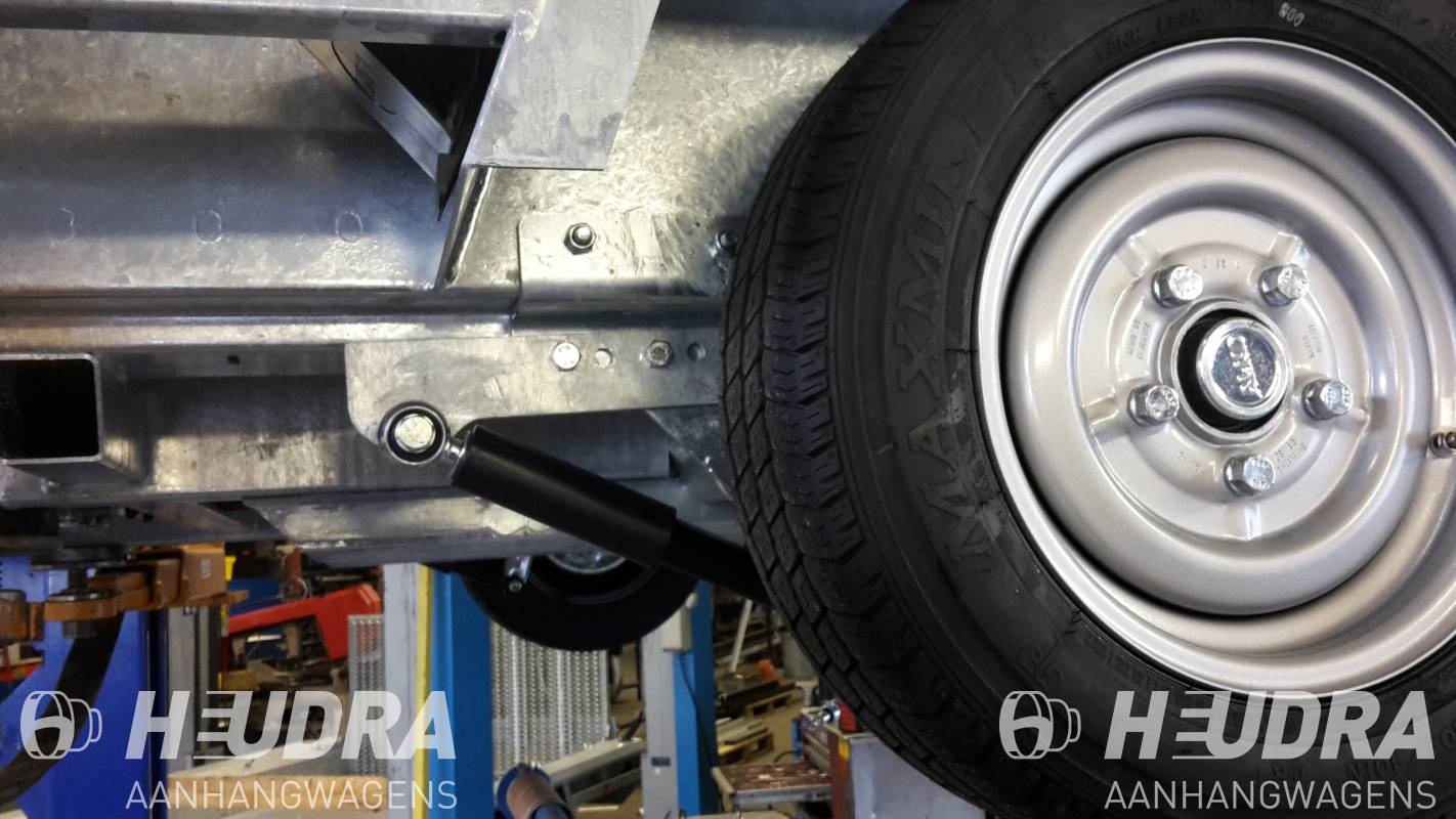 Schokdemperset voor Humbaur auto/multi/motor -transporter tandemas