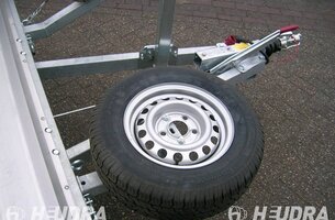 Reservewielsteun voor Anssems AMT/MSX autotransporter