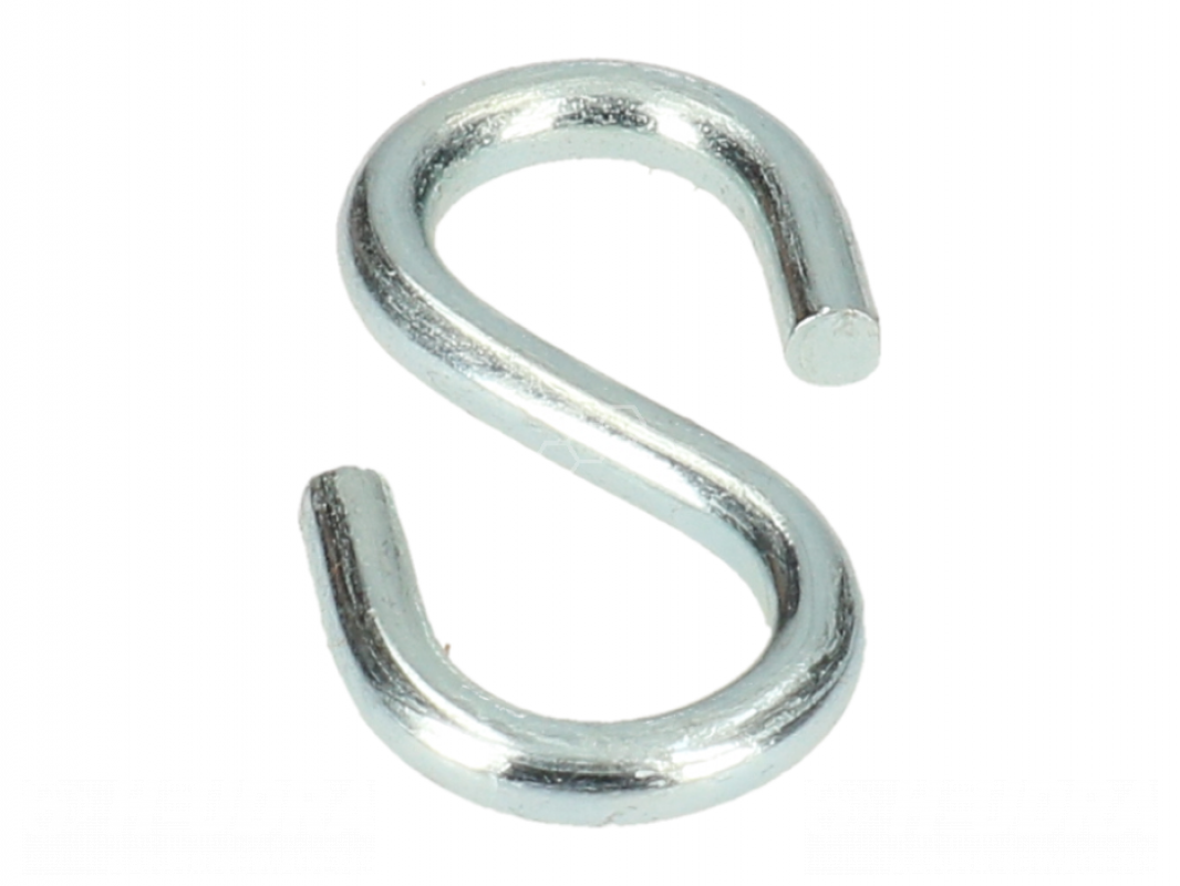 S-haak voor spanrubber