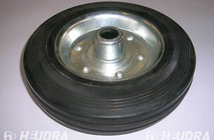 Steunwiel los wiel 200x50, voor buisdiameter rond 60