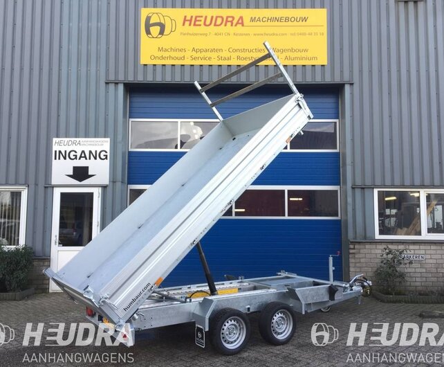 Humbaur elektrische driezijdige kipper 3000kg 363x185cm