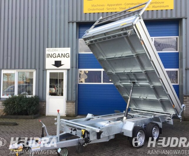 Humbaur elektrische driezijdige kipper 3000kg 363x185cm