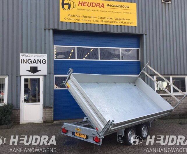 Humbaur elektrische driezijdige kipper 3000kg 363x185cm