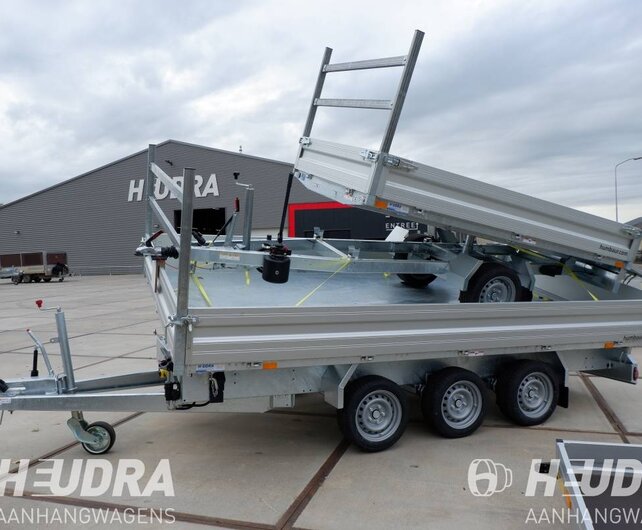 Humbaur elektrische driezijdige kipper 3000kg 363x185cm
