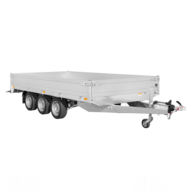 Saris plateauwagen tridemas (3-as) 3500kg 406x204cm