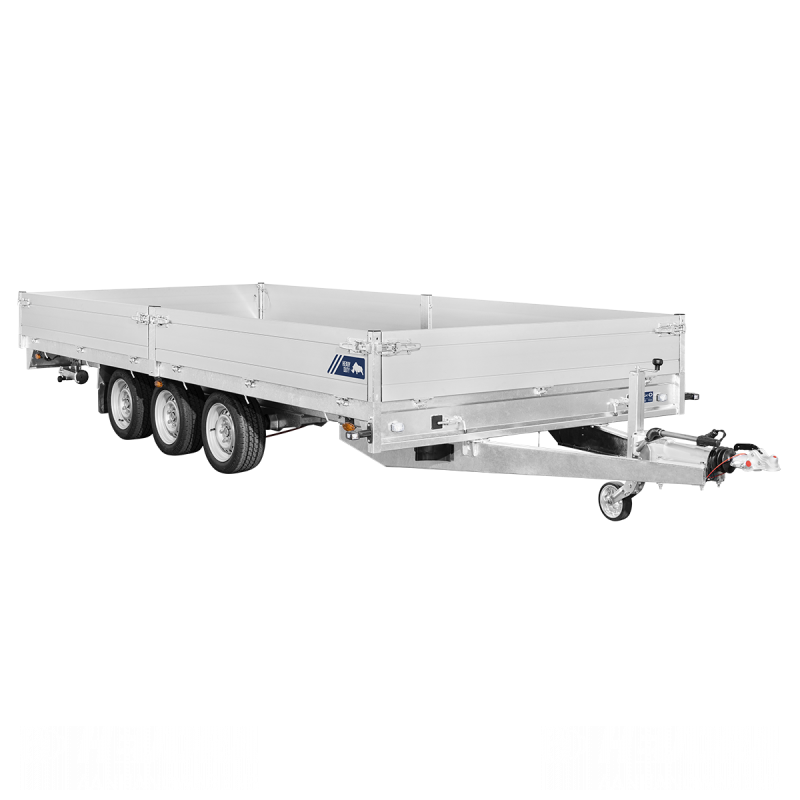 Saris plateauwagen 3500kg tridemas 506x204cm Heavy Duty