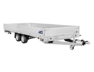 Saris plateauwagen 3500kg tandemas 506x224cm Heavy Duty