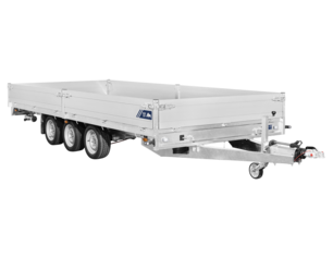 Saris plateauwagen 3500kg tridemas 506x224cm Heavy Duty