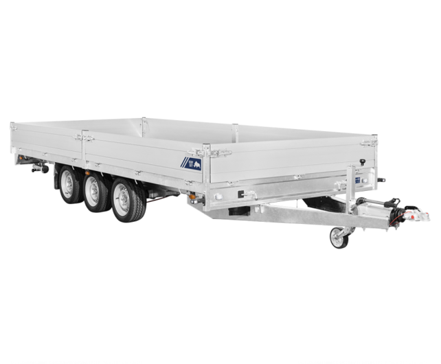 Saris plateauwagen 3500kg tridemas 506x224cm Heavy Duty
