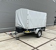 Verhuurmodel bakwagen met huif 250x130x150cm