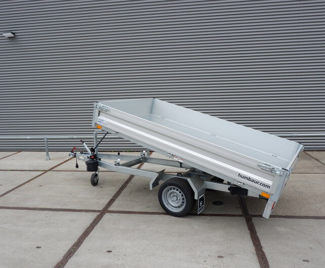 Humbaur kipper handbediend 1500kg 268x150cm