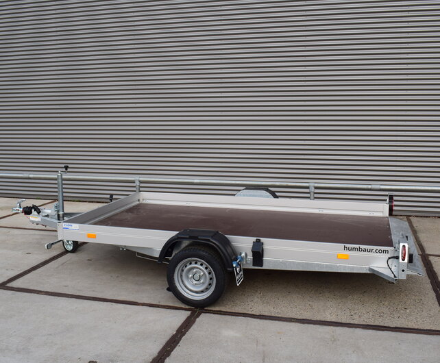 Humbaur zakbare motortransporter 750kg 250x157cm