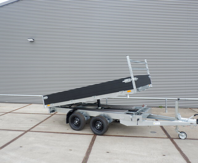 Saris driezijdige elektrische kipper 2700kg 306x184cm Black Edition