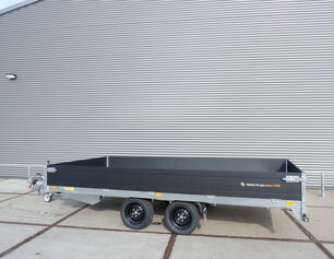 Saris plateauwagen 3500kg 406x204cm Black Edition met staalplaat vloer