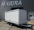 Humbaur gesloten plateauwagen 3000kg 418x173x229cm