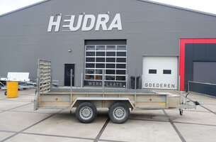 Gebruikte Heudrax machinetransporter 3500kg  400x135cm
