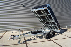 Saris elektrische kipper achterwaarts 2700kg 306x184cm Black Edition