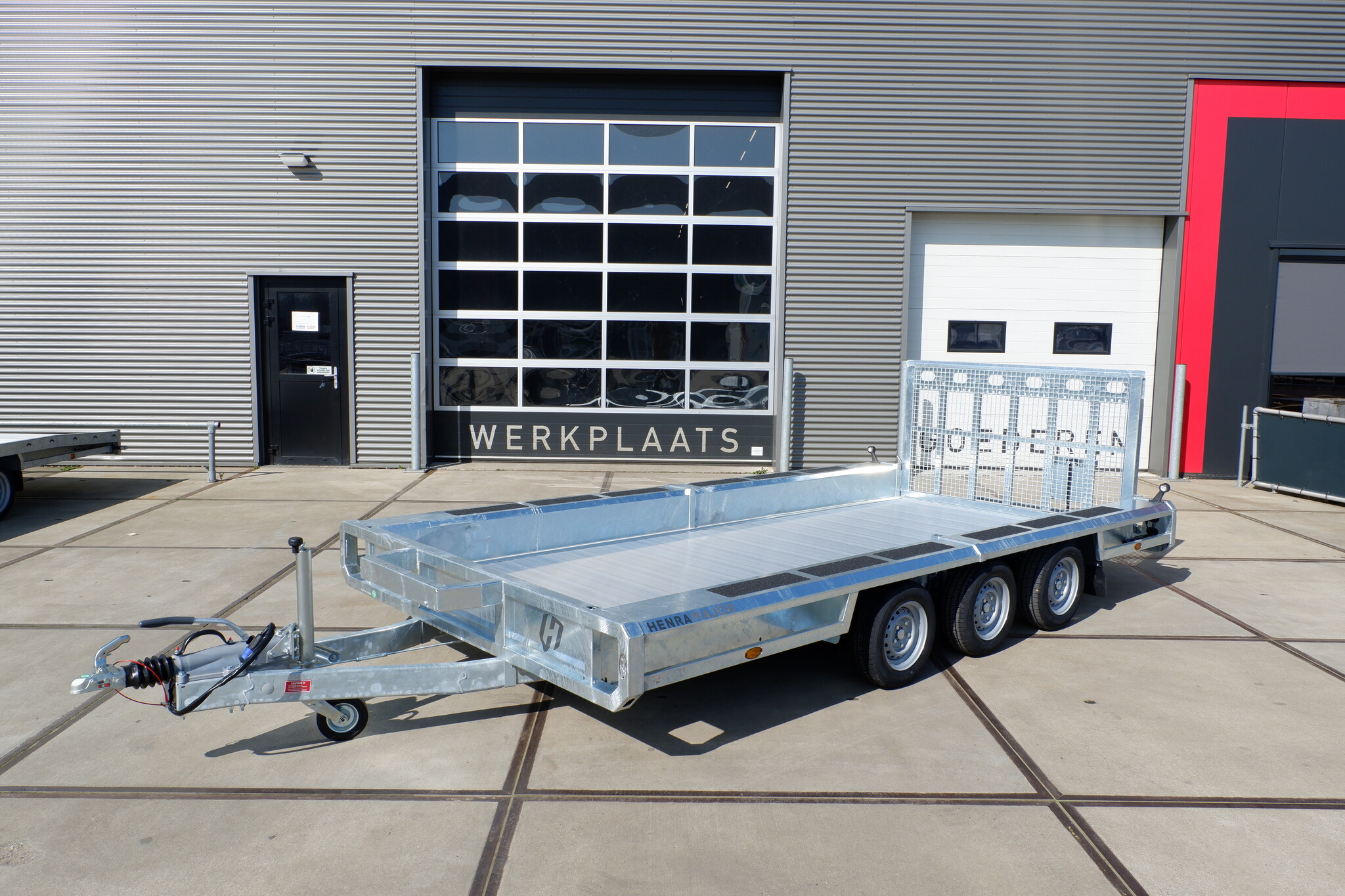 Henra tridemas machinetransporter 3500kg 450x170cm