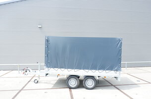 Huif 305x153x150cm voor Anssems PSX plateauwagen