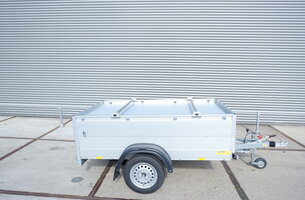 Universele roestvast stalen dakdragers (maatwerk) voor een Anssems bagagewagen