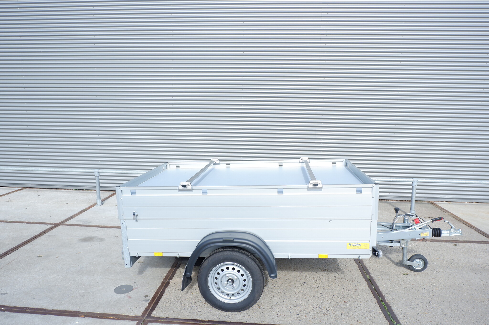 Universele roestvast stalen dakdragers (maatwerk) voor een Anssems bagagewagen