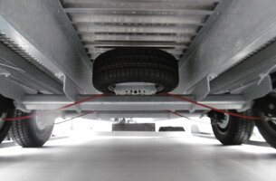 Reservewielsteun Anssems AMT-ECO autotransporter