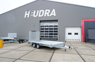 Hulco Terrax-2 3000kg 394x180cm machine-transporter met klep 150cm