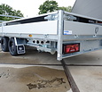 Henra Plateauwagen Tandemas 3500kg 453x202cm Xpert