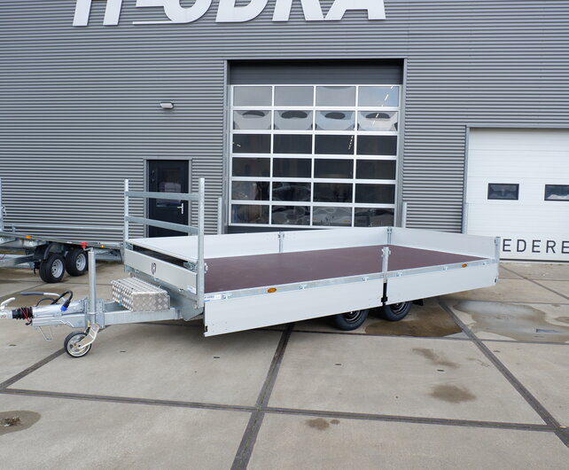 Henra Plateauwagen Tandemas 3500kg 453x202cm Xpert