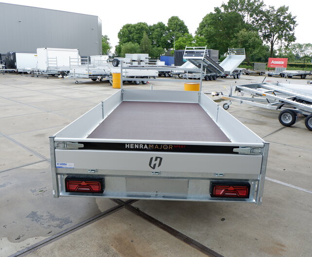 Henra Plateauwagen Tandemas 3500kg 453x202cm Xpert