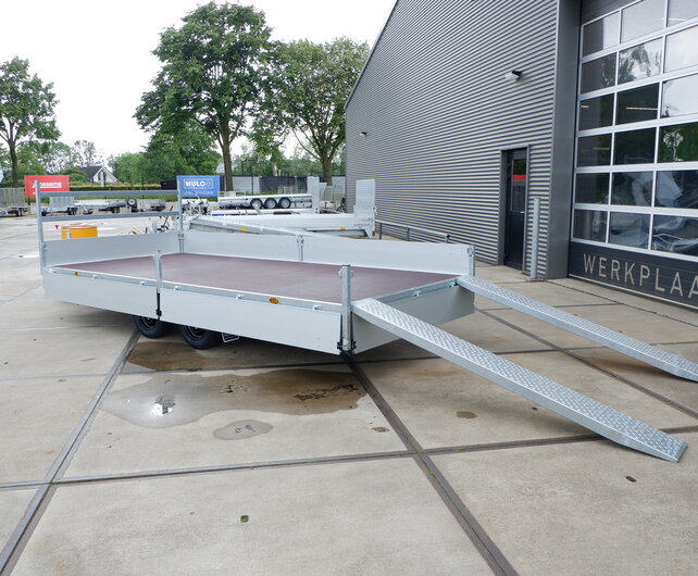 Henra Plateauwagen Tandemas 3500kg 453x202cm Xpert
