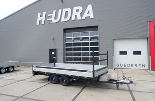 Plateauwagen Henra Tandemas 2700kg 351x185cm Xpert Black Bottom