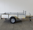 Marge kar:  Gebruikte Anssems BSX bakwagen  1300kg 251x130cm