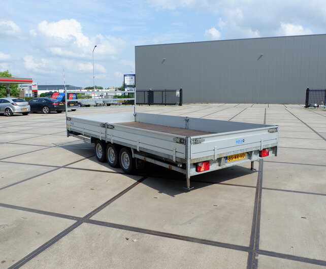 Gebruikte Hulco Medax-3 plateauwagen 3500kg 502x223cm