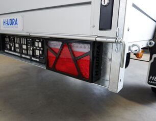 Achterlicht bescherming Heudra RVS zwart